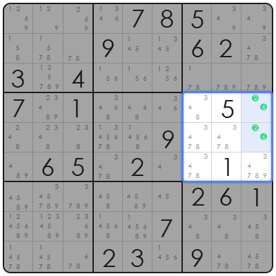sudoku naked pairs technique